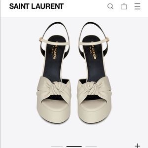 NEW Saint Laurent Bianca Platform Heels (size 39)